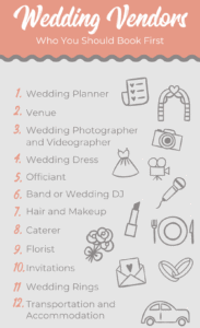 picking your wedding vendors